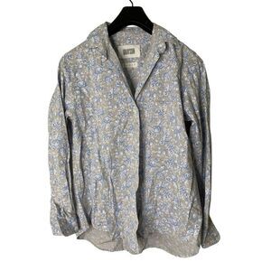 Grayson by Frank & Eileen 100% cotton button down shirt floral women's size 3